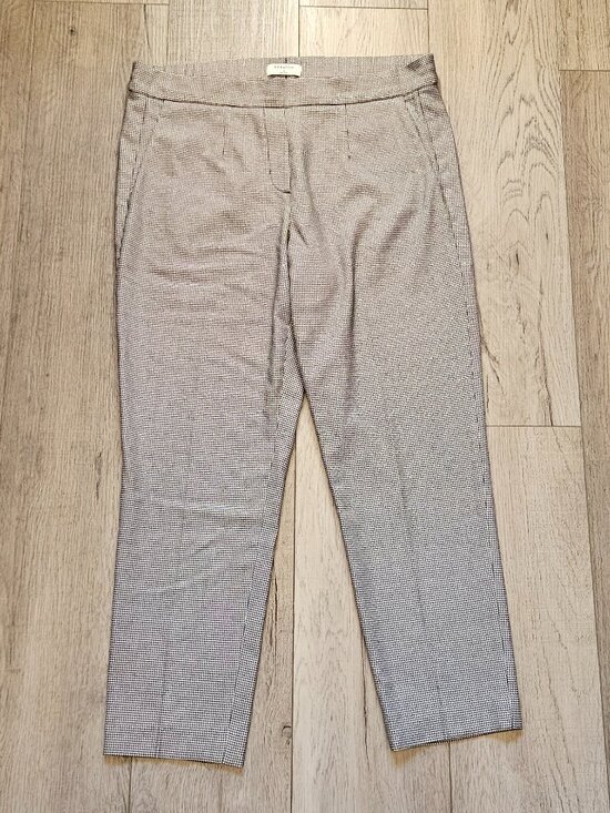 Babaton Pants - Babaton Aritzia Womens Size 6 Black White Houndstooth Tailored Ankle Pants 6